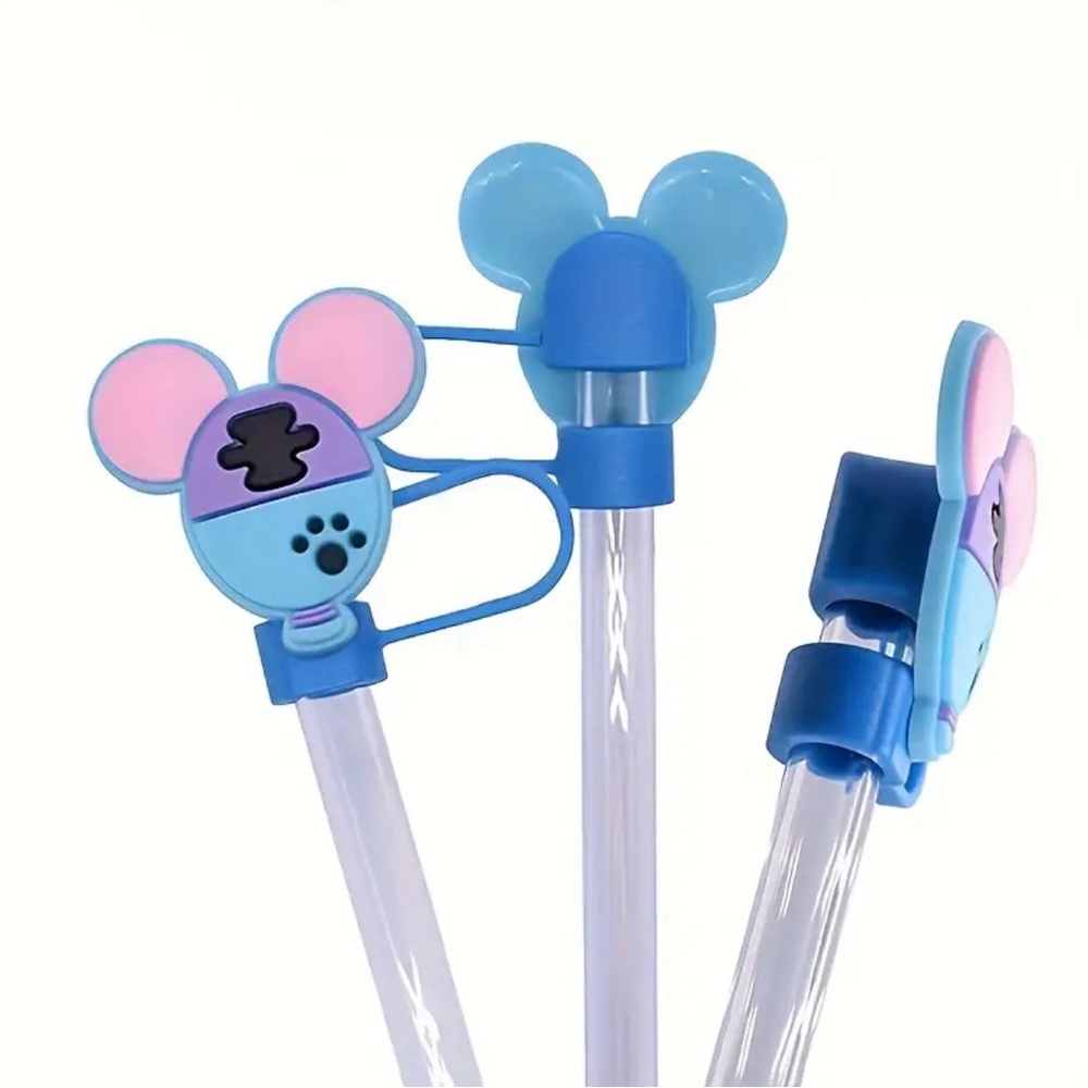 NIP Disney 10pc Straw Toppers - Picture 6 of 8